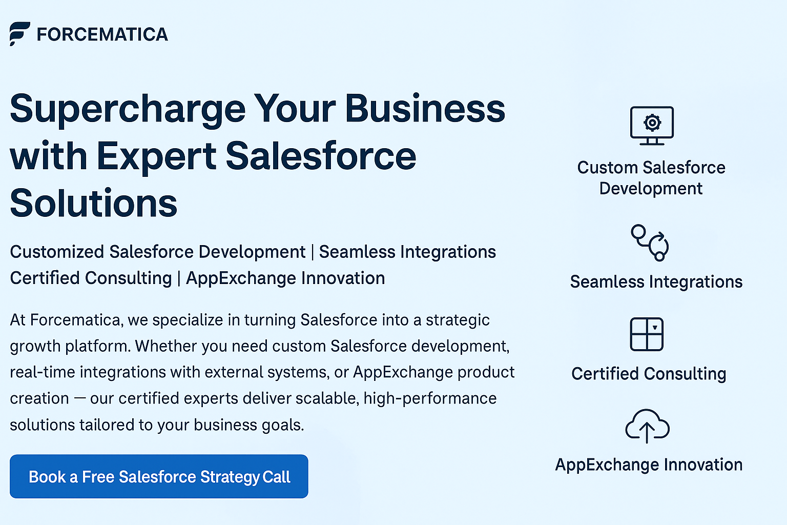 Forcematica team collaborating on Salesforce solutions